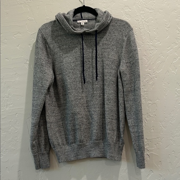 GAP Heather Gray Knit Hoodie - Picture 1 of 5